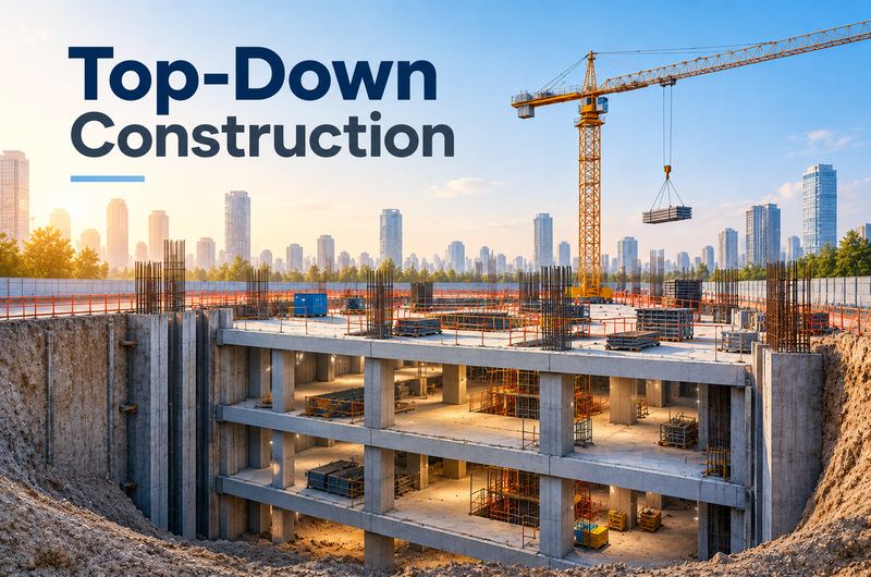 Top-Down vs. Bottom-Up Construction: Methods, Advantages, and Key Differences